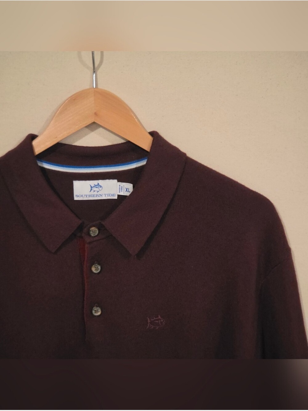 Southern Tide Long Sleeve Polo XL